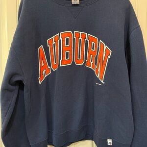 Russell Athletic 90’s/Y2K Navy Auburn University Sweatshirt